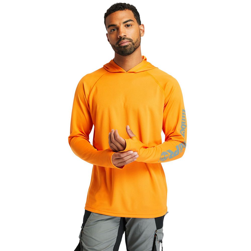 Sudadera Timberland Hombre Pro® Wicking Good Hoodie Naranjas - Chile UDT-034295